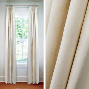 7-Day Drapes in 7 oz. Cotton Duck Fabric in Natural (1 Pair / 2 Panels)