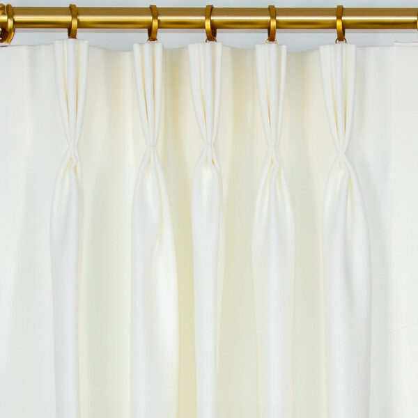 Classic Custom Drapes in Logan Ivory (1 Pair / 2 Panels)