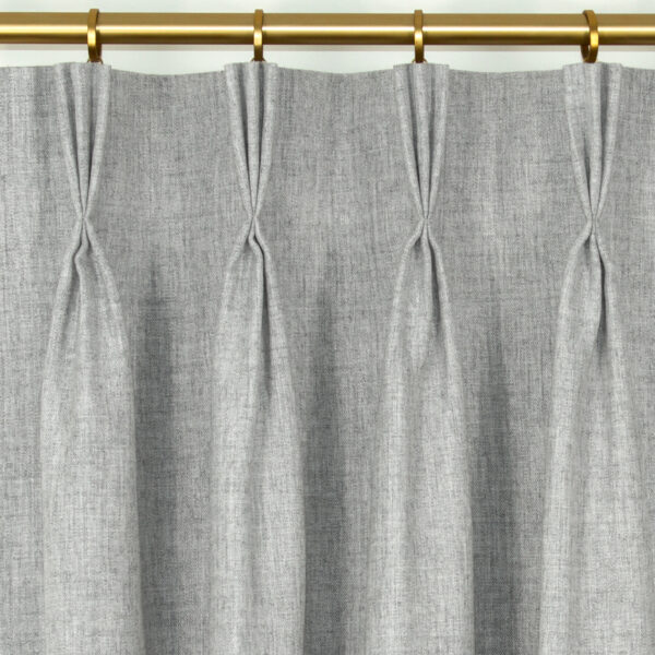 Classic Custom Drapes in Logan Light Gray (1 Pair / 2 Panels)