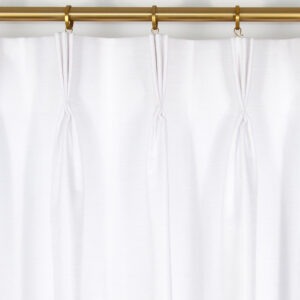 Classic Custom Drapes in Destiny Pure White (1 Pair / 2 Panels)