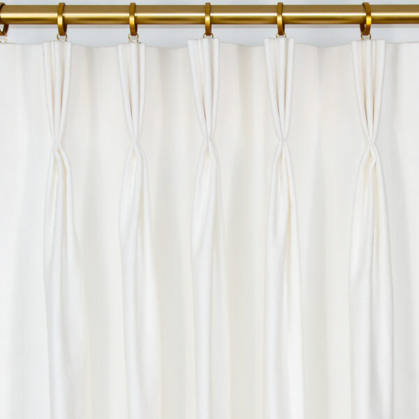 Classic Custom Drapes in Oxfordton Ivory (1 Pair / 2 Panels)