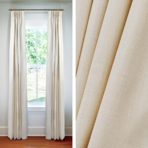 7-Day Drapes in Vision Cream (1 Pair / 2 Panels)