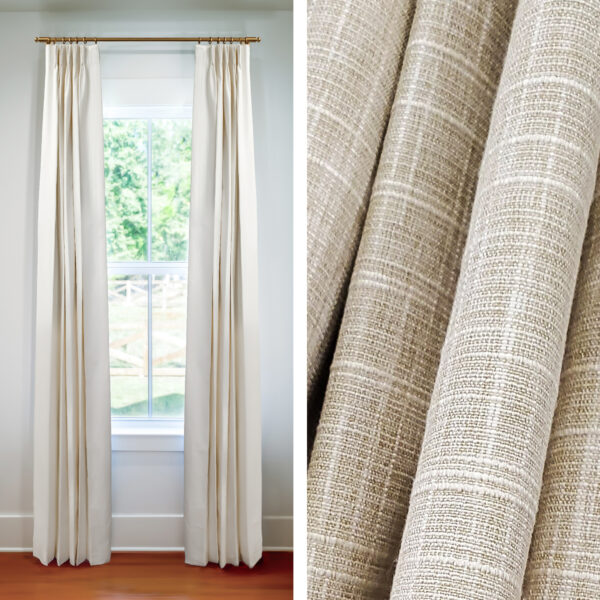 7-Day Drapes in Tingly Bamboo Tan (1 Pair / 2 Panels)