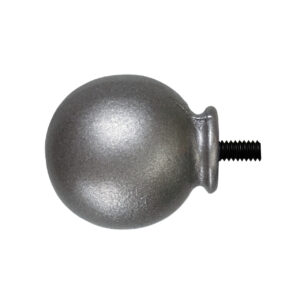 Classic Ball Finial for 1 in. Scale Rod - Pewter Drapery Hardware