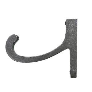 Grace Bracket for 7/8 in. Traditional Metal Rod in 1 in. Scale - Pewter Drapery Hardware