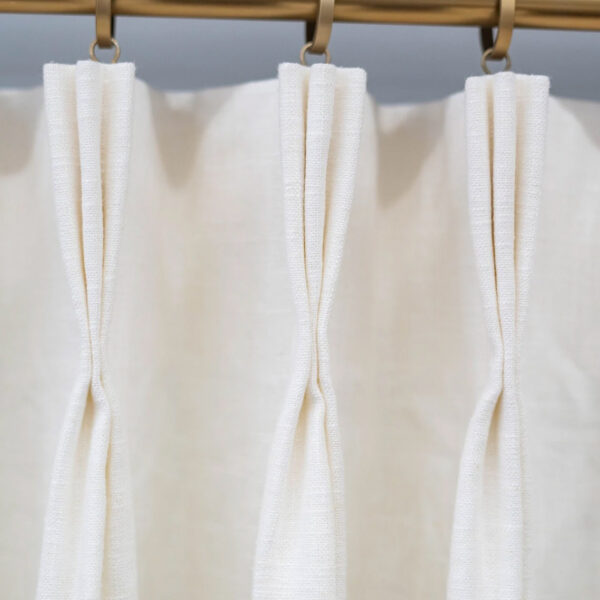 Classic Custom Drapes in Jefferson White (1 Pair / 2 Panels)