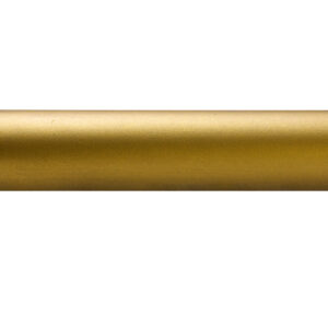 Quick-Ship Hardware - 1-3/4 in. Traditional Smooth Wood Rod in the 2 in. Scale - Antique Gold