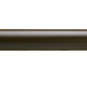 Quick-Ship Hardware - 1-3/4 in. Traditional Smooth Wood Rod in the 2 in. Scale - Antique Walnut