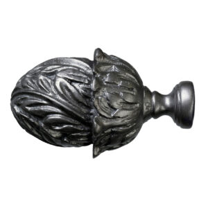 Valour Finial for 1 in. Scale Rod - Pewter Drapery Hardware