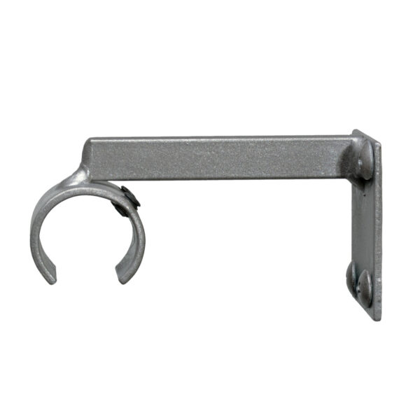 Support Bracket for Metal Zip Rods in the 1 in. Scale - Pewter Drapery Hardware Drapery Hardware