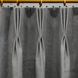 Classic Custom Drapes in Old Country Linen in Nile Gray (1 Pair / 2 Panels)